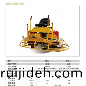 駕駛(shi)式（型）抹(mo)平機ST-80